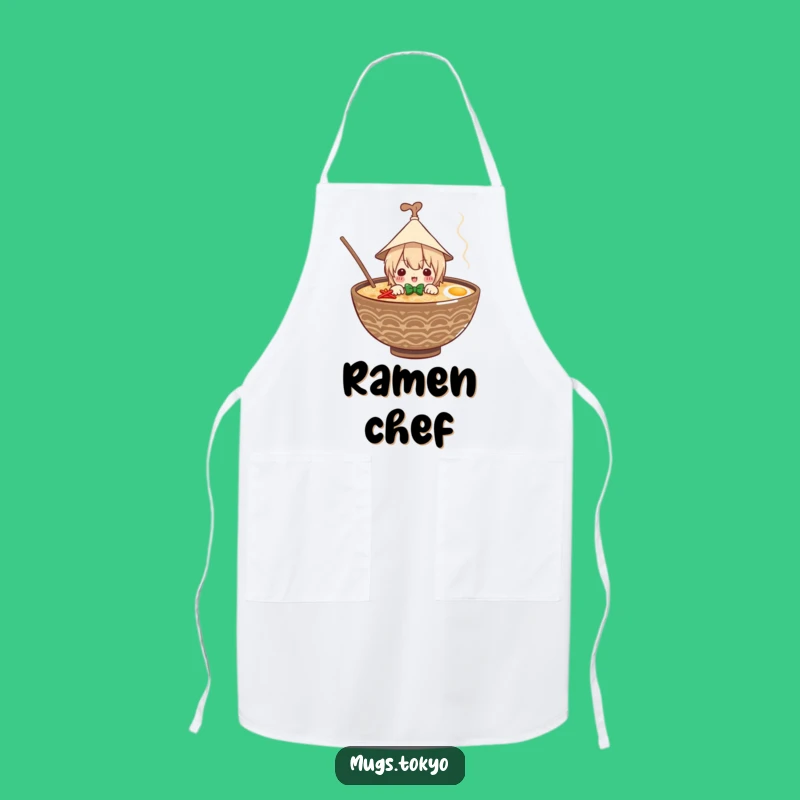 Funny Ramen Apron: Cook Up a Storm with Noodle Fun!