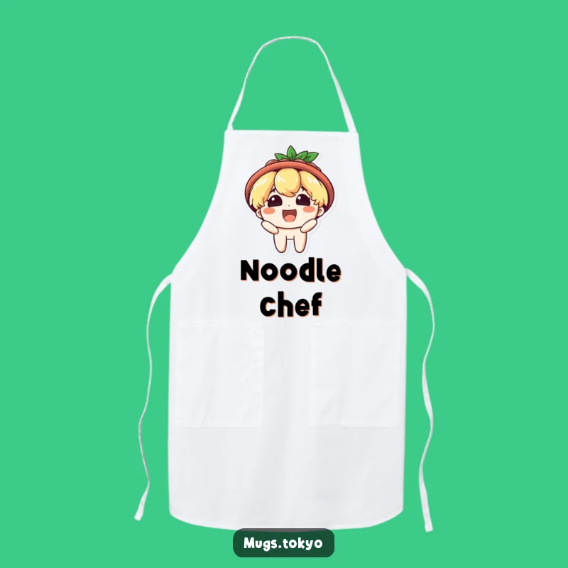 Funny Ramen Hat Apron: Beaming Cook, Noodle Fun, Chef Gift