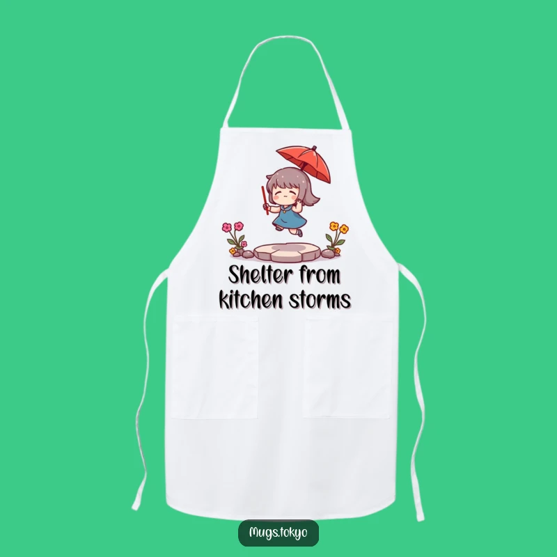 Funny Umbrella Chef Apron: A Character Bouncing Fun While You Cook!
