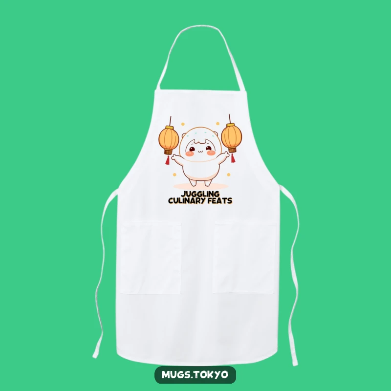 Funny Mochi Apron - Hilarious Chef Gift for Joyful Cooking!