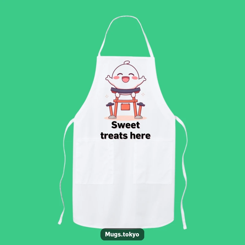 Funny Dango Shrine Jump Apron: Cook with Joy, Perfect Hilarious Gift for Chefs
