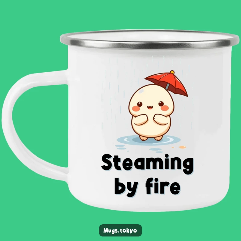 Funny Dumpling Camping Mug - Rugged & Adorable Outdoor Gift