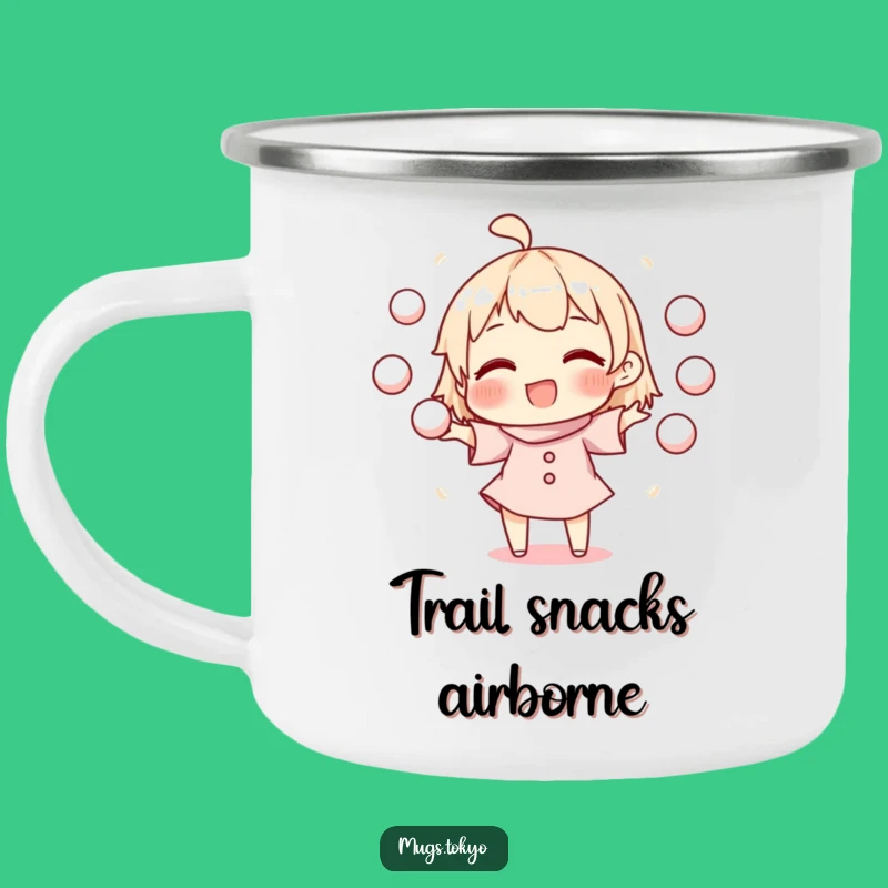 Adventure Funny Mochi Juggler Camping Mug: Sip & Smile, Ideal Funny Gift