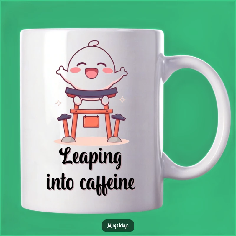 Funny Dango Shrine Jump Mug: Joyful Adventure Gift, Perfect for Tea Lovers