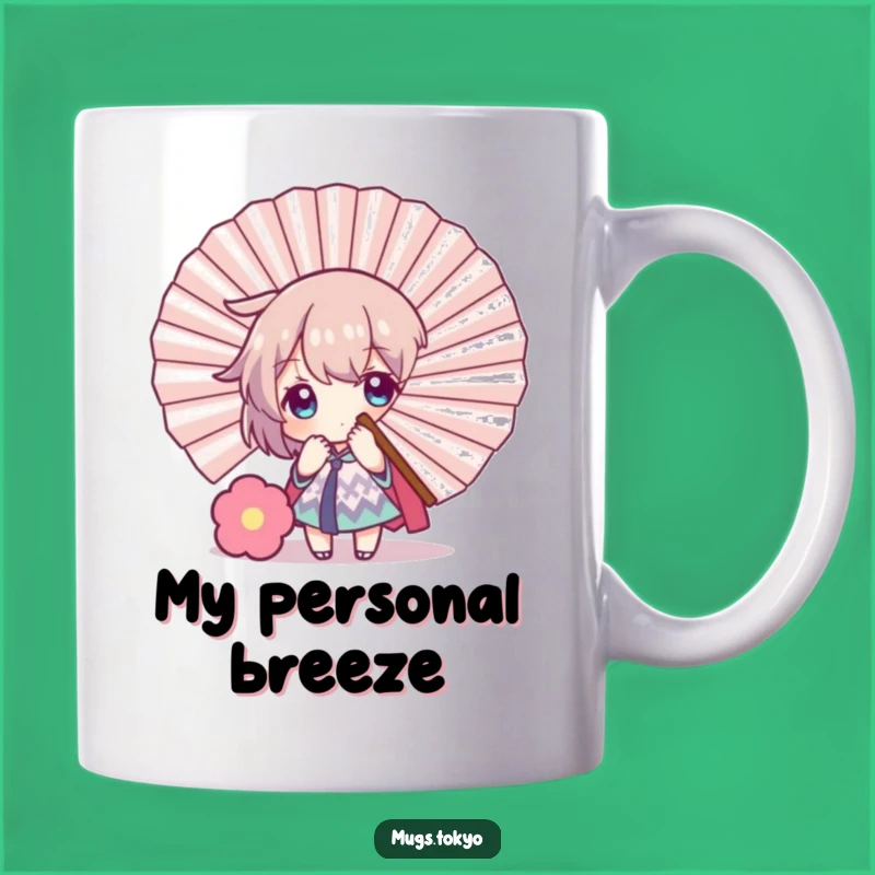 Funny Hiding Character Fan Mug: A Playful and Humorous Gift