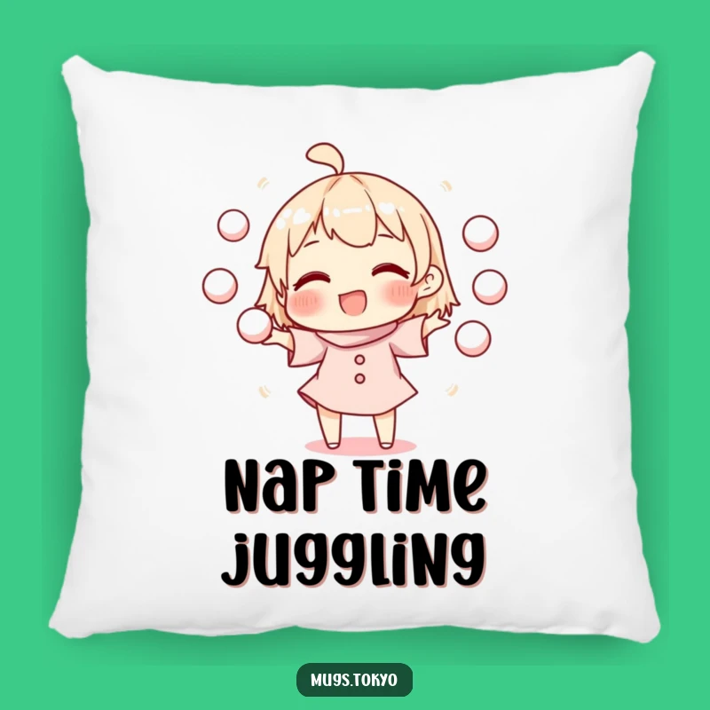 Comfortable Funny Mochi Juggler Pillow: Cozy Smiles, Adorable Funny Gift