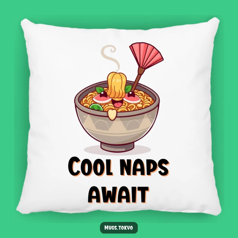 Funny Ramen Pillow - Cozy & Happy Comfort Gift!