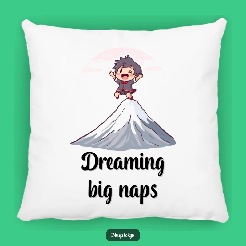 Funny Fuji Leap Pillow: Joyful Character Cushion for Cozy Adventures