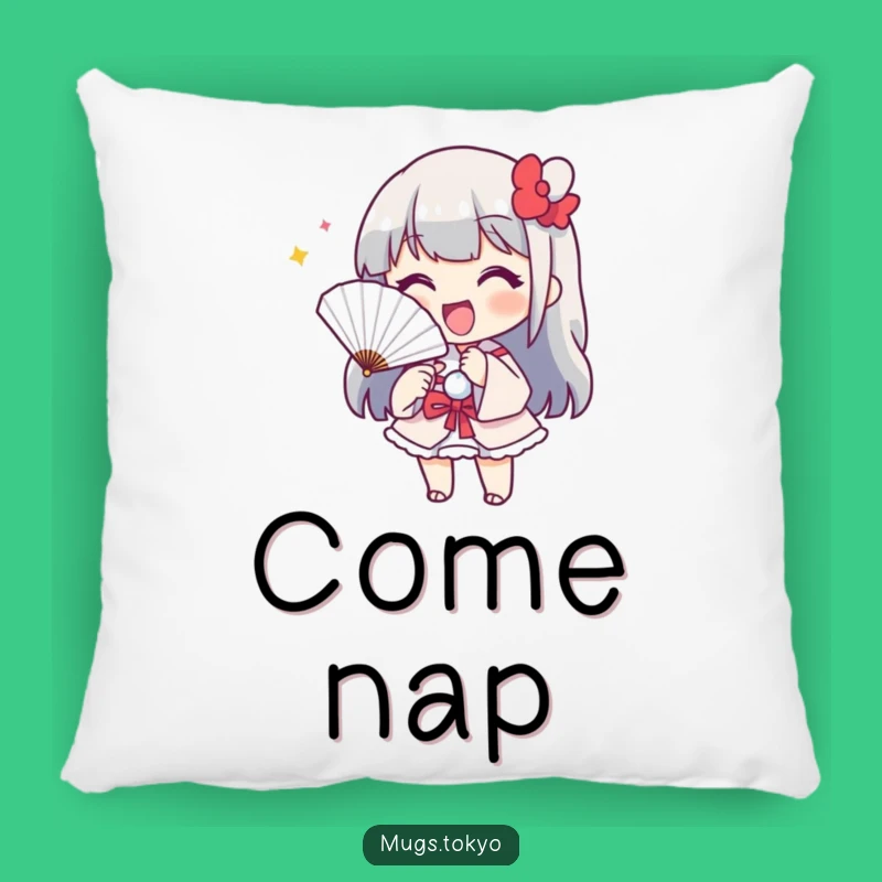 Funny Paper Fan Pillow: Cheerful Comfort, Playful Touch, Cozy Gift