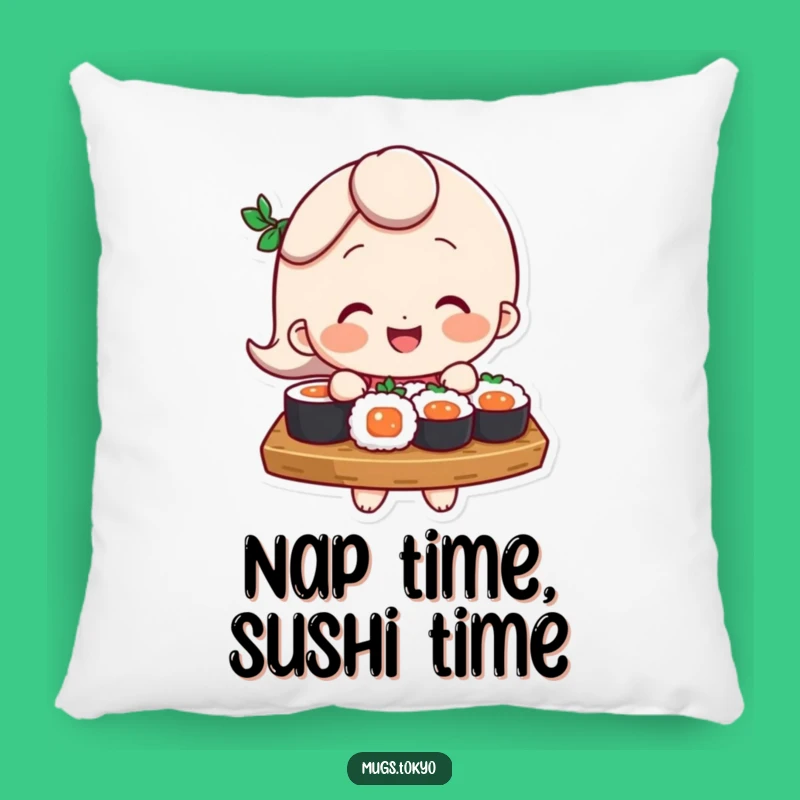 Funny Sushi Character Pillow: Add Comedic Comfort to Your Living Space!