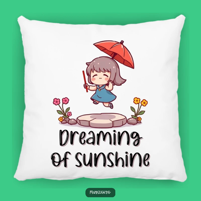 Funny Umbrella Character Pillow: Cozy Comfort with Bouncing, Whimsical Charm!