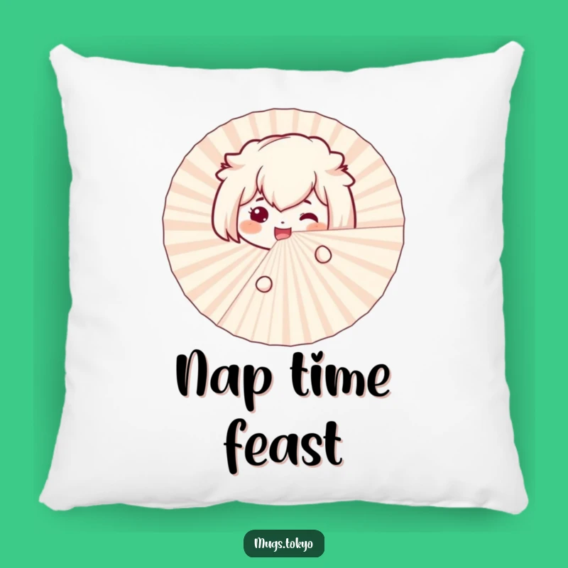 Funny Bento Box Fan Pillow: Cozy Peek for a Comfy Funny Gift