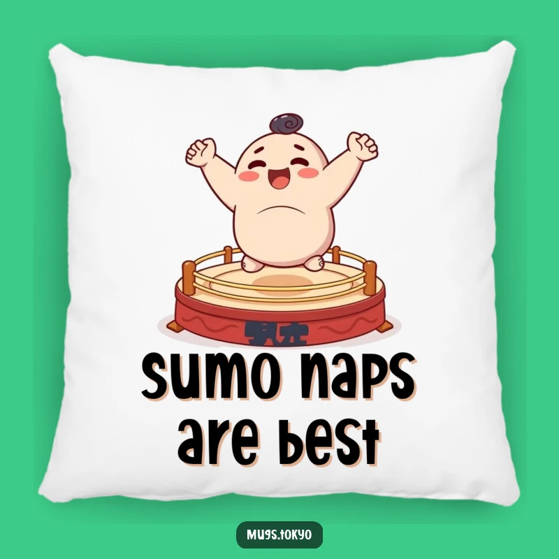Funny Sumo Bouncer Pillow - Cozy Comfort with Energetic Fun, Perfect Funny Gift