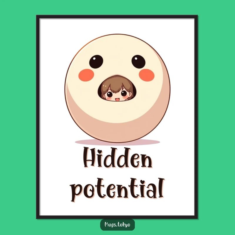 Funny Daruma Doll Digital Art: Instant Japanese Luck and Humor