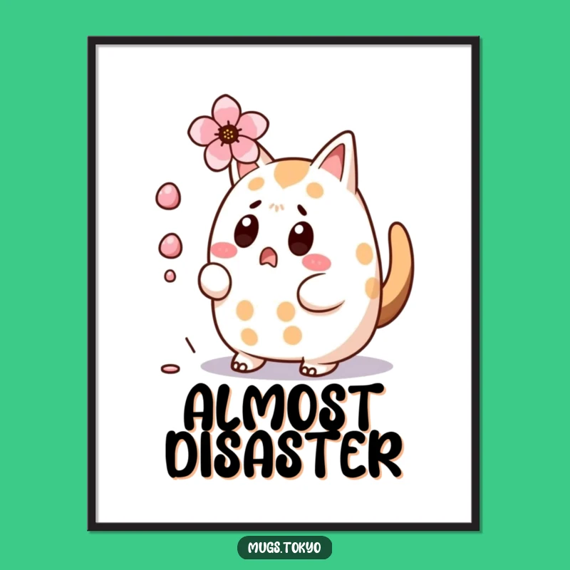 Funny Taiyaki Digital Art: Cherry Blossom Dodge, Instant Hilarious Decor