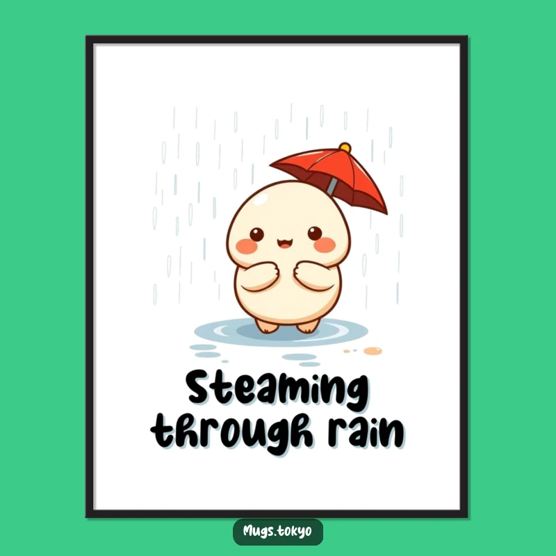 Funny Dumpling Digital Art - Instant Adorable Decor Gift