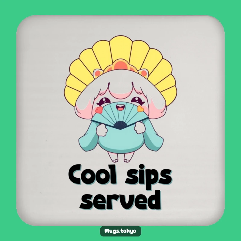 Funny Giant Fan Coaster - Smiling Character Protection Gift