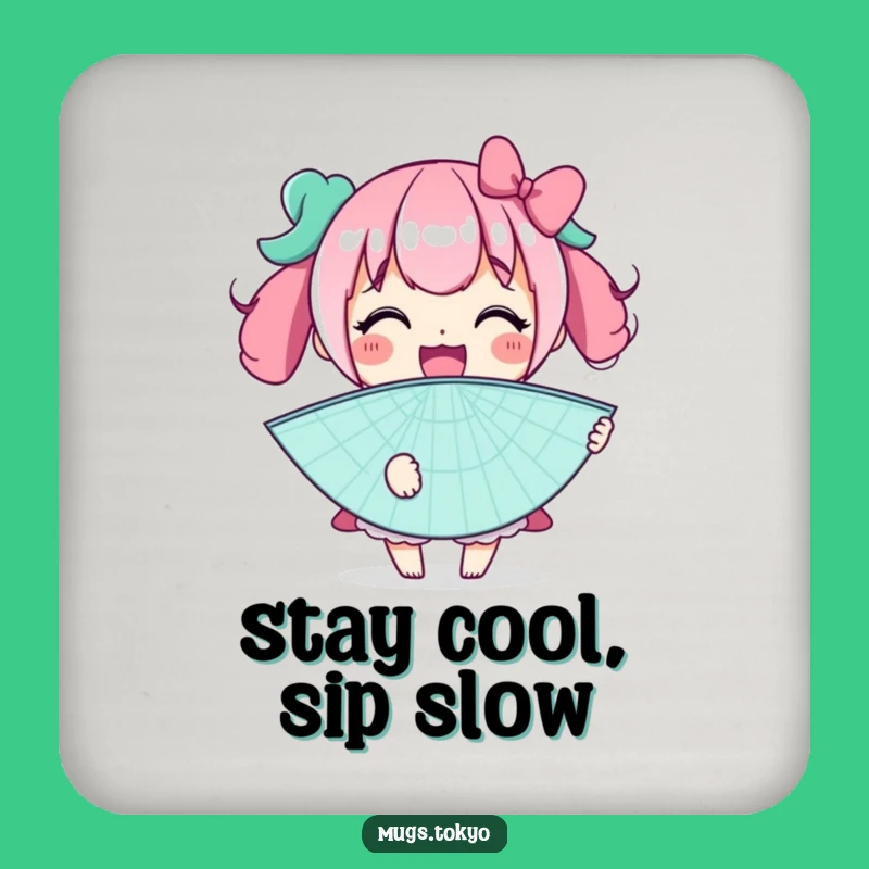 Funny Drink Coaster: Fan Character, Hilarious Table Protection Gift!