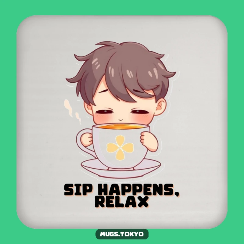 Funny Tea Coaster - Protect Surfaces with Character, Great Gift