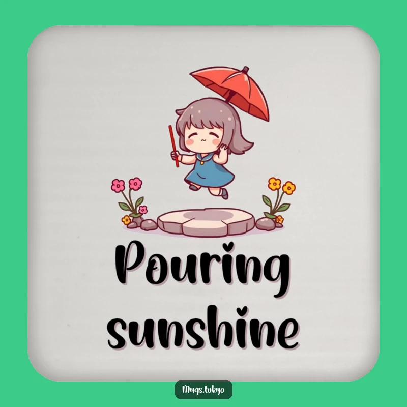 Funny Umbrella Coaster: Protect Your Surfaces with Bouncing, Whimsical Charm!