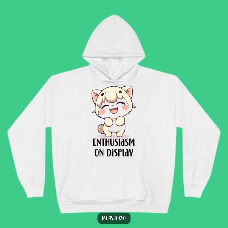 Cozy Funny Cheerful Bow Hoodie: Stay Warm with Gracious Humor