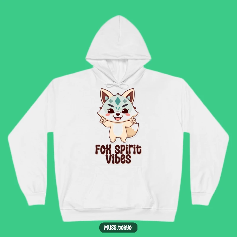 Funny Kitsune Mask Hoodie: Stay Warm and Mysterious with This Hilarious Gift