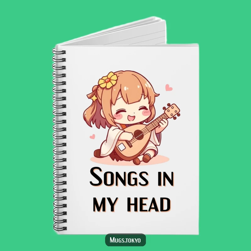 Funny Shamisen Player Notebook: Jot Down Your Mini Music Ideas!