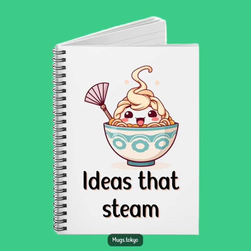 Funny Ramen Notebook: Happy Bowl Cooling Journal - Humorous Stationery