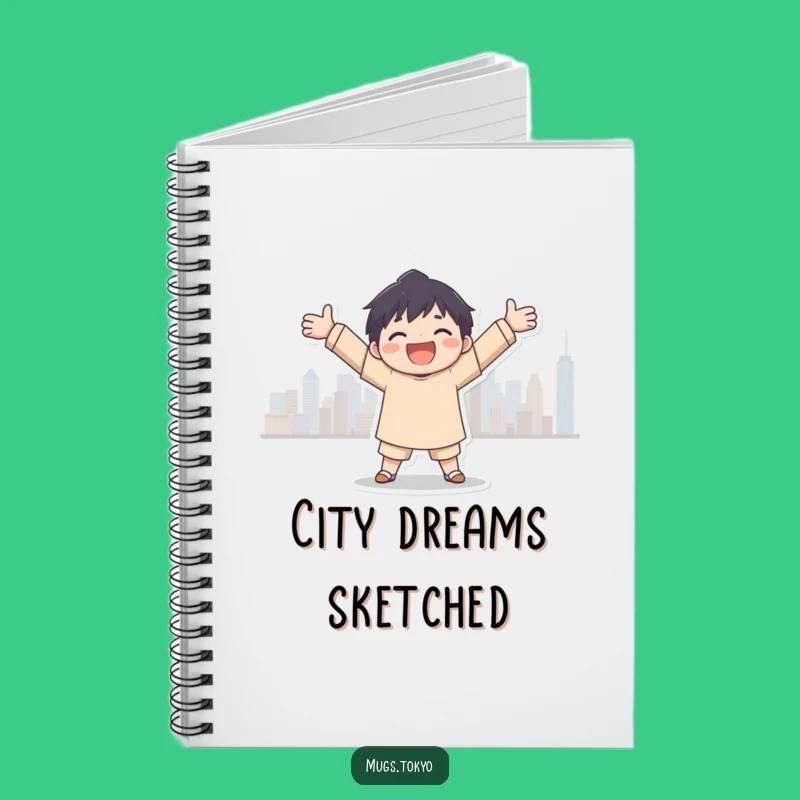 Joyful City Embrace Notebook: Capture Your Urban Adventures!