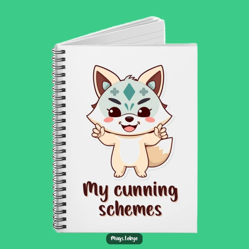 Funny Kitsune Mask Notebook: Write Your Secrets with This Hilarious Journal