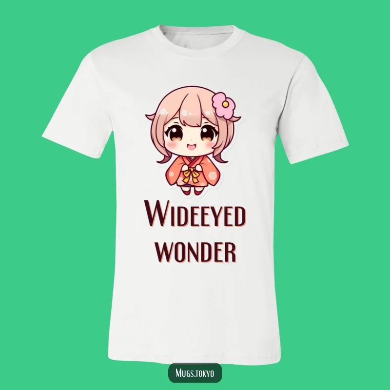 Funny Kimono Shirt: Wide-Eyed Character, Adorable Smile, Great Gift