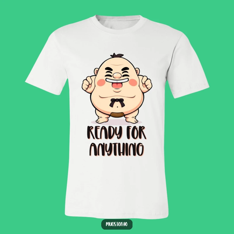 Funny Sumo T-Shirt: Proud Grinning Character, Awesome Funny Gift Apparel