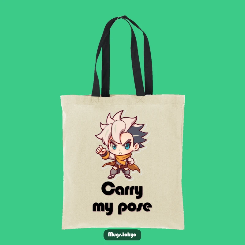 Funny Determined Tote Bag: Stylish Accessory, Dynamic Bag, Handy Gift