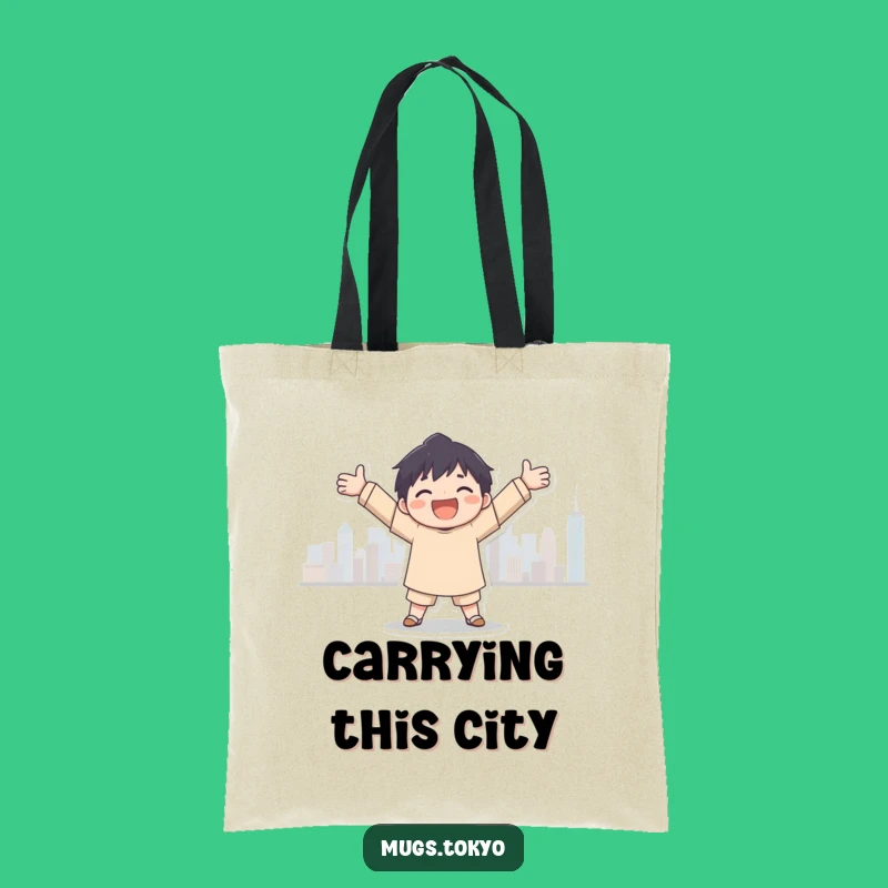 Joyful City Embrace Tote Bag: Carry Your Urban Passion!
