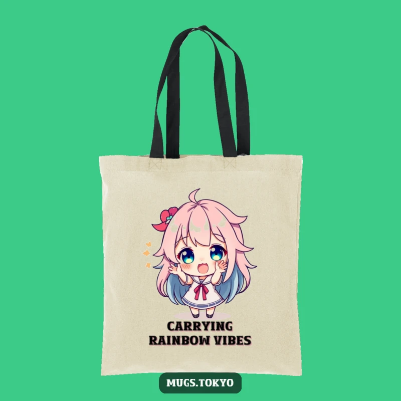 Funny Colorful Hair Tote Bag - Carry Your Excitement