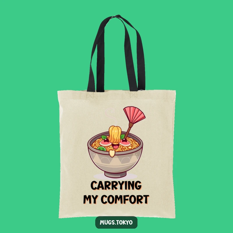 Funny Ramen Fan Tote Bag - Chic & Happy Carry-All Gift