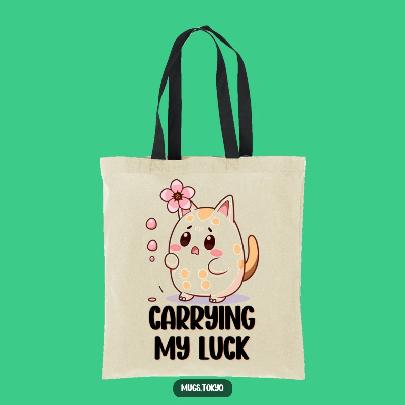 Funny Taiyaki Tote Bag: Whimsical Cherry Blossom Dodge, Practical & Hilarious