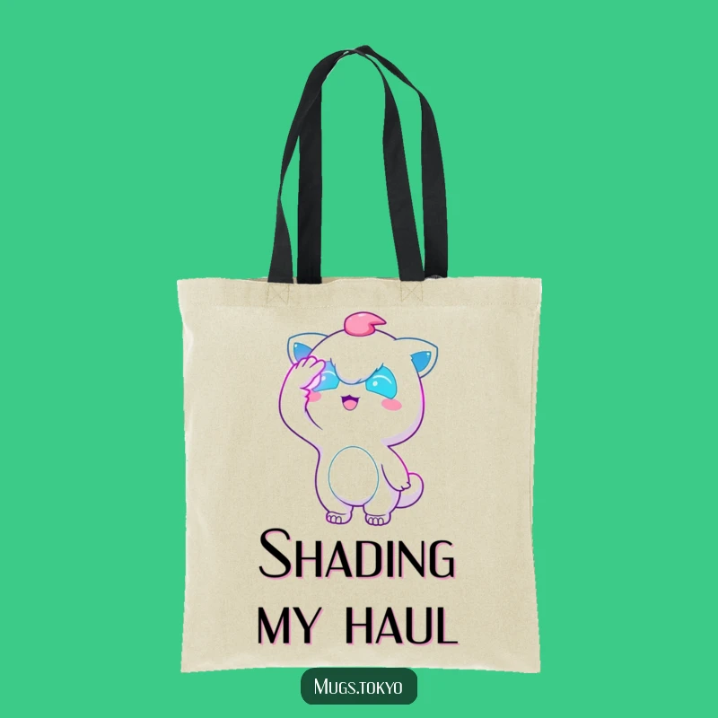 Funny Neon Lights Tote Bag: Carry the Glow, Ideal Funny Gift